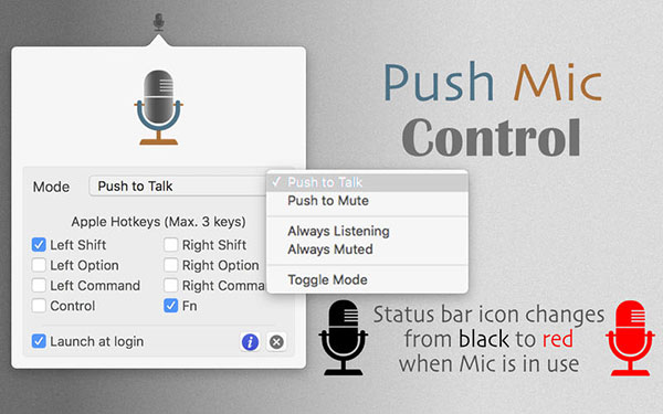 Push Mic Control